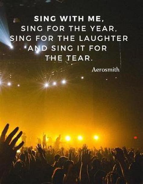 Sing with me, sing for the year. Sing for the laughter and sing for the tear. Sing with me, if it's just for today. Maybe tomorrow, the good Lord will take you away. [Bridge] Dream on,... 